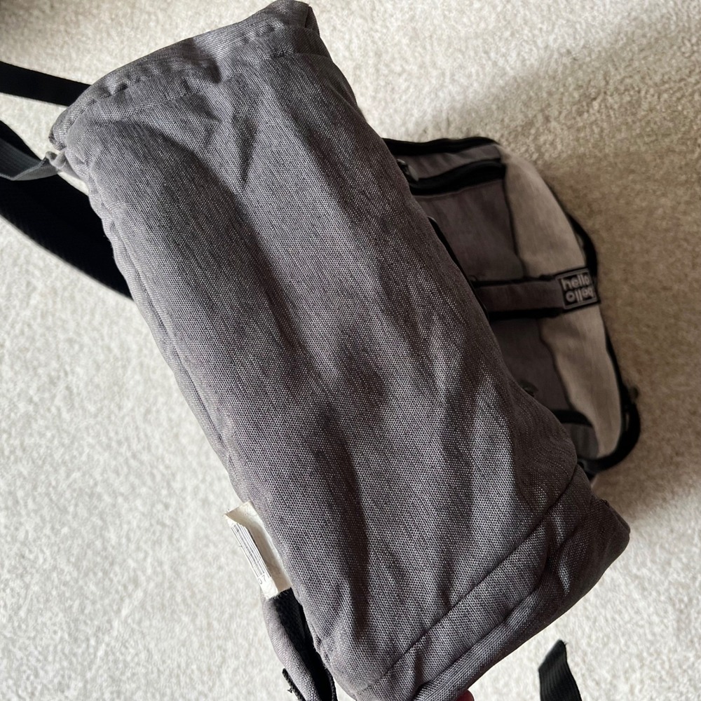 Hello Bello Backpack Diaper Bag Gray Multiple Compartments Travel - Picture 14 of 14
